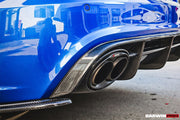 DARWINPRO AERODYNAMICS CF8363RS6-RD 2013-2018 Audi RS6 Avant Carbon Fiber Rear Lip