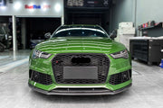 DARWINPRO AERODYNAMICS CF8363RS6-FL 2013-2018 Audi RS6 Avant Carbon Fiber Carbon Fiber Front Lip