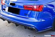 DARWINPRO AERODYNAMICS CF8363RS6-RD 2013-2018 Audi RS6 Avant Carbon Fiber Rear Lip