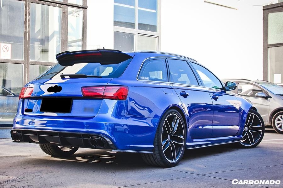 CARBONADO CF8363MTN-RS 2013-2018 Audi RS6 Avant MN Style Carbon Fiber Roof Spoiler