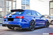 DARWINPRO AERODYNAMICS CF8363RS6-RD 2013-2018 Audi RS6 Avant Carbon Fiber Rear Lip