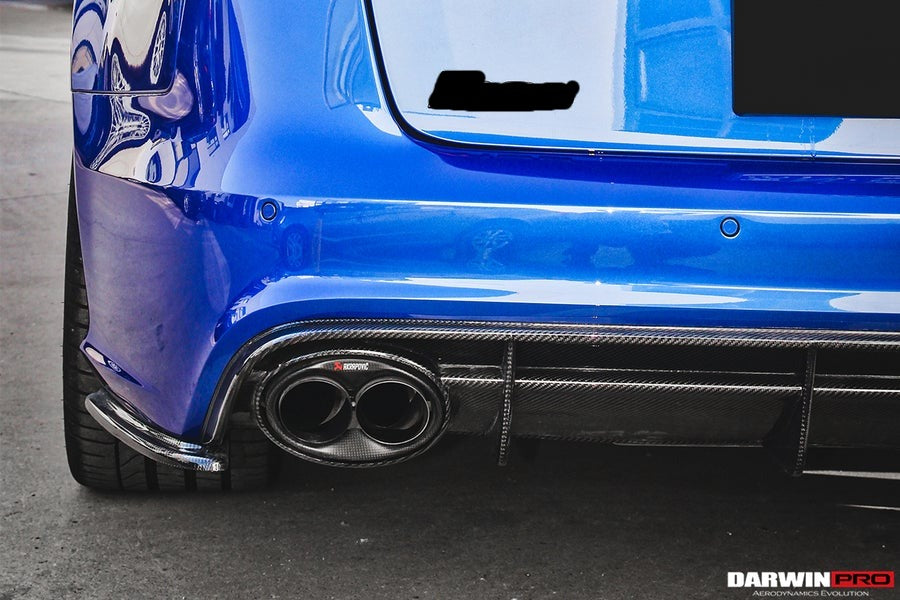 DARWINPRO AERODYNAMICS CF8363RS6-RD 2013-2018 Audi RS6 Avant Carbon Fiber Rear Lip