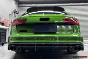 DARWINPRO AERODYNAMICS CF8363RS6-RD 2013-2018 Audi RS6 Avant Carbon Fiber Rear Lip