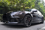 CARBONADO CF8362BS.CA CF8362BS.CRD 2013-2018 Audi RS6 Avant BS Style Carbon Fiber Front Bumper Canards Carbonado 2013-2018 Audi RS6 Avant BS Style Carbon Fiber Front Bumper Canards