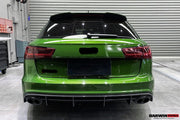 DARWINPRO AERODYNAMICS CF8363RS6-RD 2013-2018 Audi RS6 Avant Carbon Fiber Rear Lip
