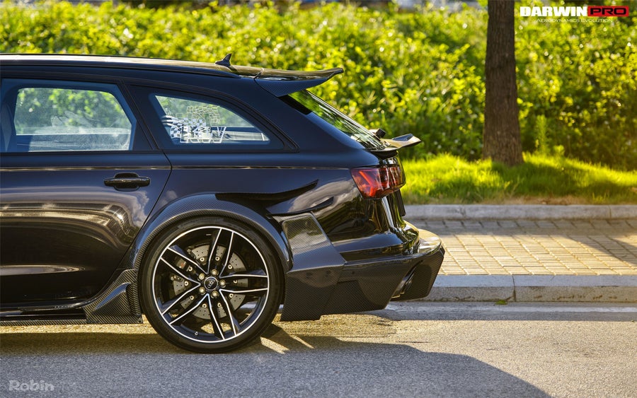 DARWINPRO AERODYNAMICS CF8363BKSS.RS 2013-2018 Audi RS6 Avant BKSS Style Roof Spoiler