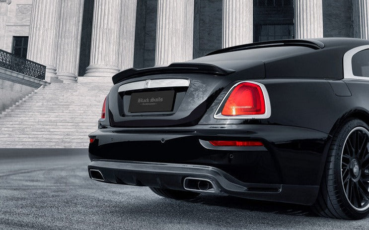 Darwinpro 2016-2020 Rolls-Royce Wraith/Dawn BKSS Style Partial Carbon Fiber Rear Bumper