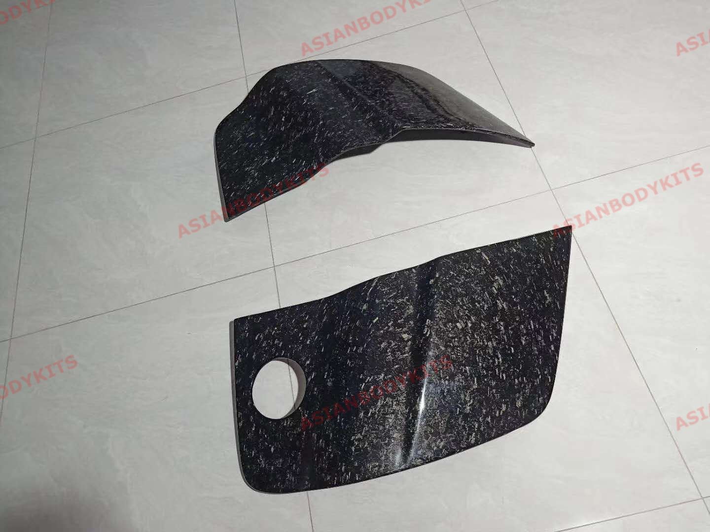FORGED CARBON FIBER SIDE BLADES for AUDI R8 V8 V10 2008 - 2015 - Forza Performance Group
