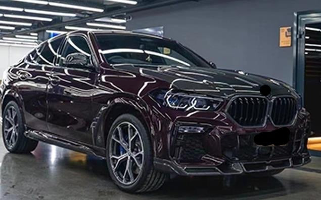 Body kit for BMW X6 G06 2019+ Front Lip Hood Front Grille Mirror Covers Side Skirts Spoiler Rear Diffuser