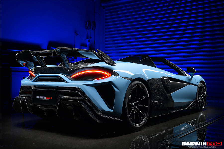 2015-2021 McLaren 540c/570s BKSS Style Rear Bumper and Wing and Engine Trunk and Exhaust