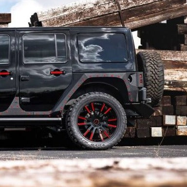 We manufacture premium quality forged wheels s for Jeep Wrangler in any design, size, color  Wheel size:  7.5 x 18 ET 44 26x16 24x14 22x12 6x120 6x139.7 66.9 100.3 Pickup Big Big Wheel 