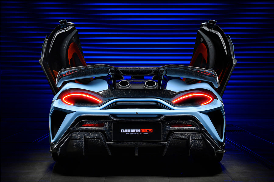 2015-2021 McLaren 540c/570s BKSS Style Rear Bumper and Wing and Engine Trunk and Exhaust