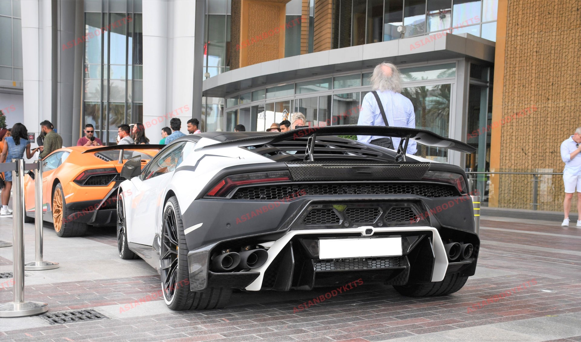 CARBON FIBER REAR BUMPER VRS for LAMBORGHINI HURACAN LP610 LP580 2014 - 2019 - Forza Performance Group