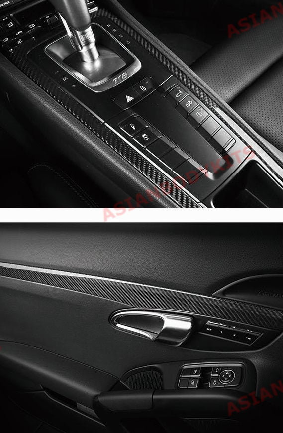 CARBON INTERIOR TRIM KIT for PORSCHE 718 [982] BOXSTER | CAYMAN 2016+
