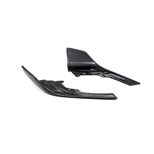 M-PERFORMANCE CARBON FIBER FRONT BUMPER CANARDS FOR BMW M2 F87
