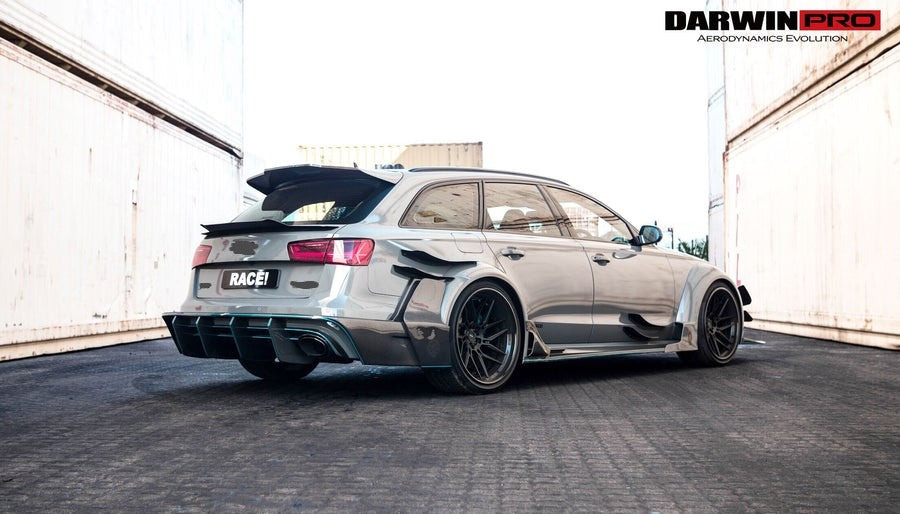DARWINPRO AERODYNAMICS CF8363BKSS.RS 2013-2018 Audi RS6 Avant BKSS Style Roof Spoiler