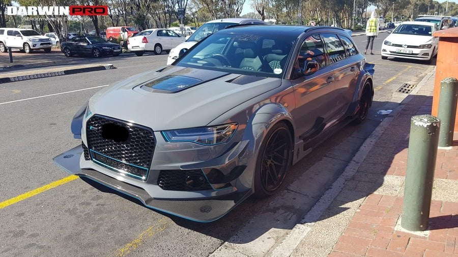 DARWINPRO AERODYNAMICS PCF8363BKSS.H 2013-2018 Audi A6 | S6| RS6 BKSS Style Hood