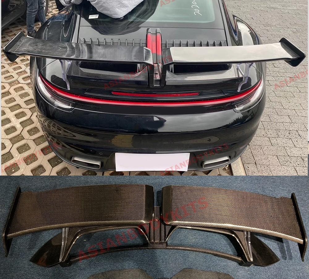 CARBON FIBER REAR WING SPOILER for PORSCHE 911 992 4 S 4S 2019+ - Forza Performance Group