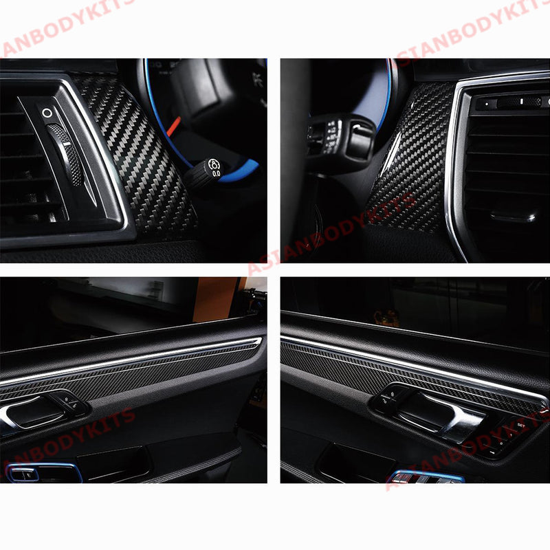 CARBON INTERIOR TRIM KIT for PORSCHE MACAN 95B 95B.1 TURBO SUV 2014 - 2018