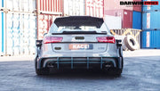 DARWINPRO AERODYNAMICS PCF8363BKSS FULL KIT WITH HOOD 2013-2018 Audi RS6 Avant Bkss Style Wide Body Full Body Kit