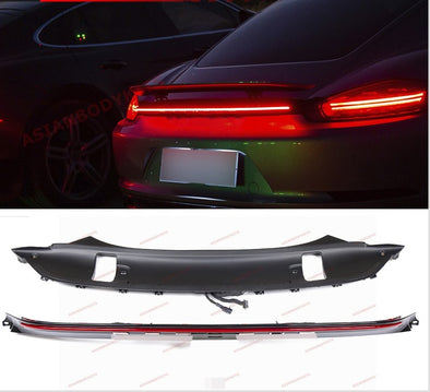 STREAMER LIGHT trim cover under spoiler for PORSCHE 718 BOXSTER 982 CAYMAN 2016+ - Forza Performance Group