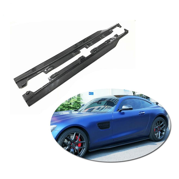 RENNTECH AMG GT S Coupe 2-door Carbon Fiber Side Skirt 2015 2016 2017