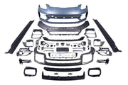 BODY KIT for PORSCHE PANAMERA 971 2017-2023 UPGRADE to 971.2 TURBO S STYLE

Set includes:

Front Bumper
Side Skirts
Front Lip
Rear Bumper
Rear Diffuser

Material: Plastic

NOTE: Professional installation is required.
