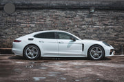 BODY KIT for PORSCHE PANAMERA 971 2017-2023 UPGRADE to 971.2 TURBO S STYLE

Set includes:

Front Bumper
Side Skirts
Front Lip
Rear Bumper
Rear Diffuser

Material: Plastic

NOTE: Professional installation is required.