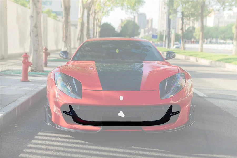 FRONT BUMPER AIR VENT TRIM for FERRARI 812 SUPERFAST
Set includes:
Front Bumper Air Vent Trim
Material: Dry Carbon
Note: Professional installation is required