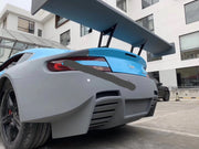 Aston Martin VANTAGE V12 GT3 wide body kit front bumper rear bumper side skirts fenders spoiler hood sport