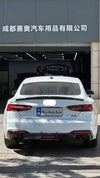 KARBEL CARBON DRY CARBON FIBER REAR DIFFUSER VER.1 WITH BRAKE LIGHT FOR AUDI S5 & A5 S LINE 2020-ON B9.5