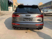 CARBON BODY KIT for AUDI Q5 FY 2020+

Set includes:

Front Lip
Front Bumper Canards
Roof Spoiler
Rear Trunk Spoiler
Rear Diffuser
Rear Diffuser Canards
Exhaust Tips

Material: Plastic+ Carbon Fiber

NOTE: Professional installation is required