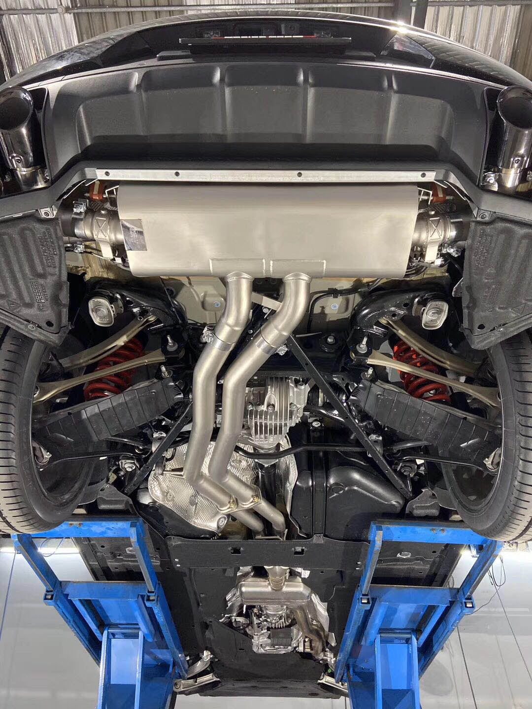 VALVED EXHAUST CATBACK MUFFLER for PORSCHE CAYENNE 