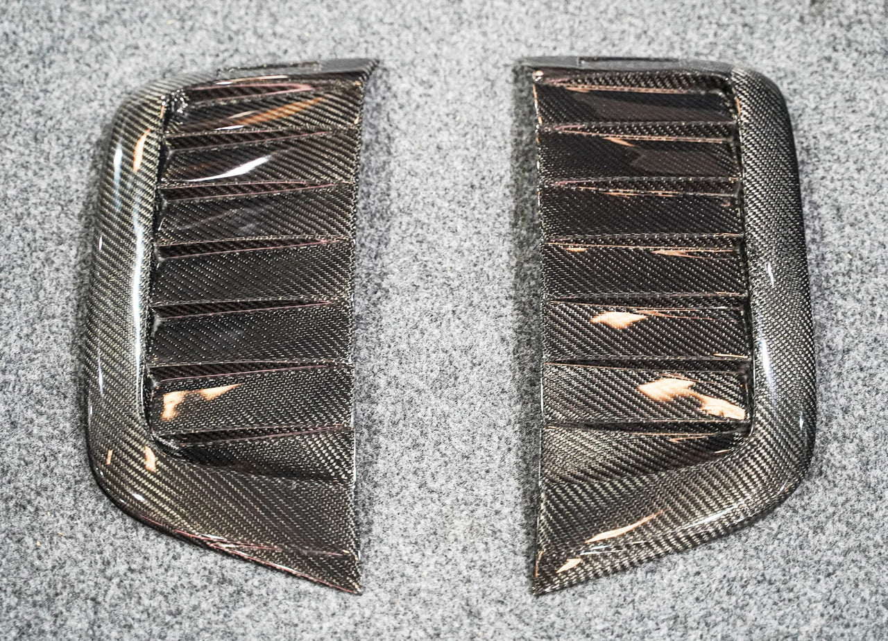 CARBON FRONT FENDER TRIM COVERS for LAND ROVER DEFENDER L663 90 / 110 2020+