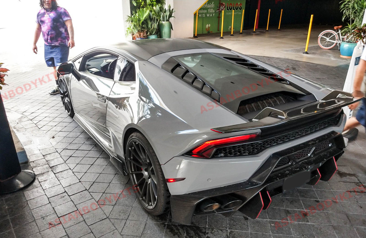 CARBON FIBER REAR BUMPER VRS for LAMBORGHINI HURACAN LP610 LP580 2014 - 2019 - Forza Performance Group