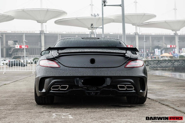 2010-2015 Mercedes Benz W197 SLS AMG BKSS Style Carbon Fiber Trunk Spoiler