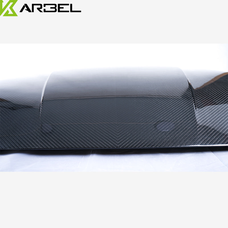 Karbel Carbon Dry Carbon Fiber Double-sided Hood Bonnet for
