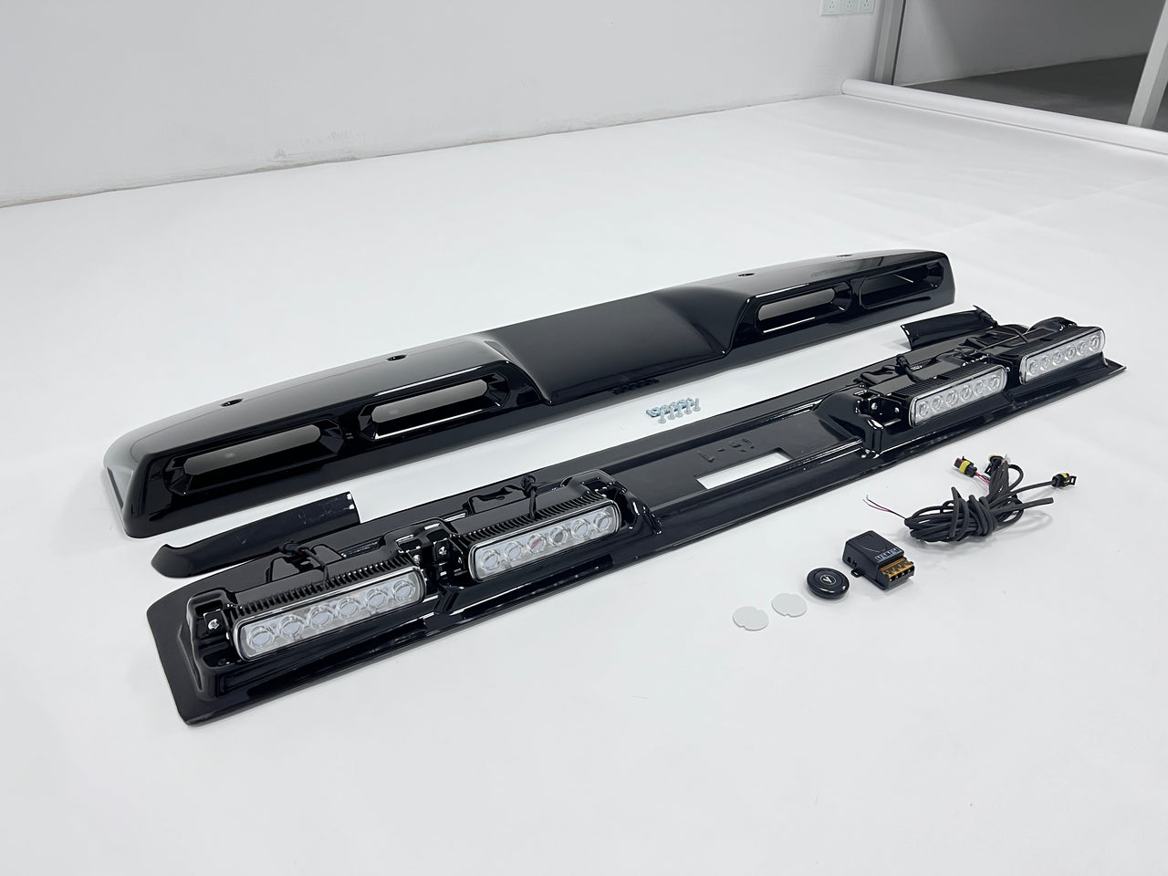 Front Spoiler with Light bar to Mercedes-Benz G-class W463A W464 G550 G63 2018+