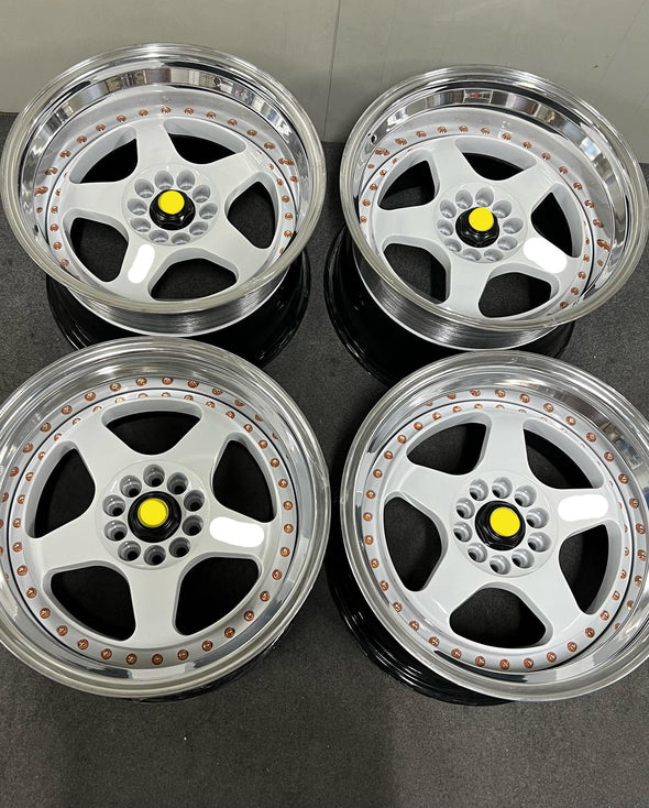 3-Piece FORGED WHEELS FOR FERRARI 550 MARANELLO 360 MODENA F40 575M custom fit 305