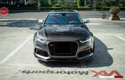 DARWINPRO AERODYNAMICS PCF8363BKSS.H 2013-2018 Audi A6 | S6| RS6 BKSS Style Hood