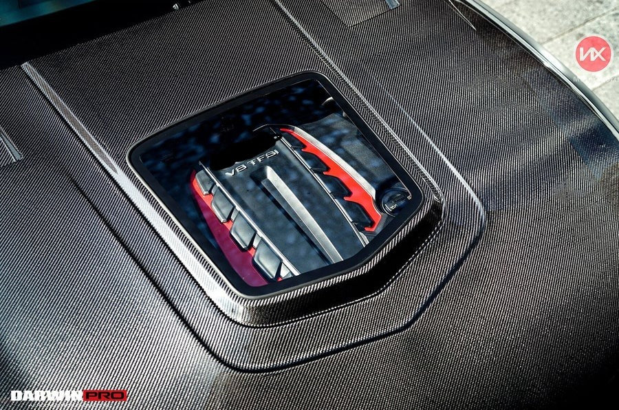 DARWINPRO AERODYNAMICS PCF8363BKSS.H 2013-2018 Audi A6 | S6| RS6 BKSS Style Hood