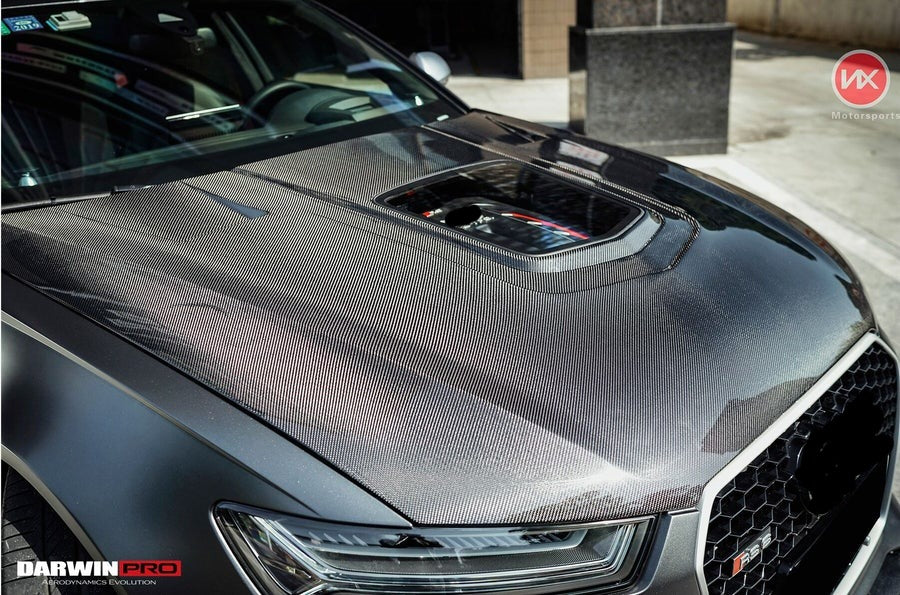DARWINPRO AERODYNAMICS PCF8363BKSS.H 2013-2018 Audi A6 | S6| RS6 BKSS Style Hood