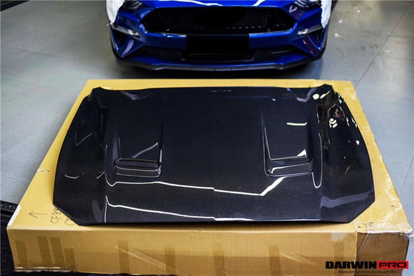 2018-2020 Ford Mustang Carbon Fiber Hood
