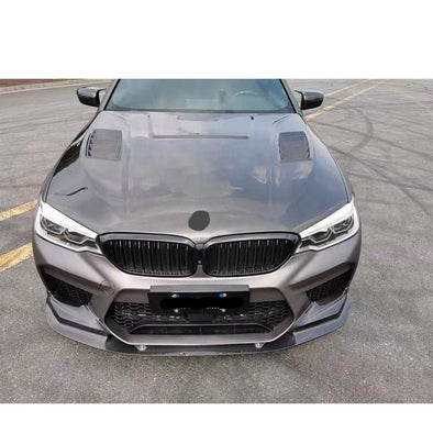 3D Style Dry Carbon Front Lip For BMW 5 Series G30 G38 2017-2020  Set Include:  Front Lip Material: Dry Carbon  NOTE: Professional installation is required.