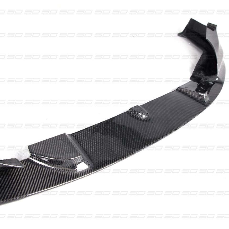 3D Style Dry Carbon Front Lip For BMW 5 Series G30 G38 2017-2020  Set Include:  Front Lip Material: Dry Carbon  NOTE: Professional installation is required.