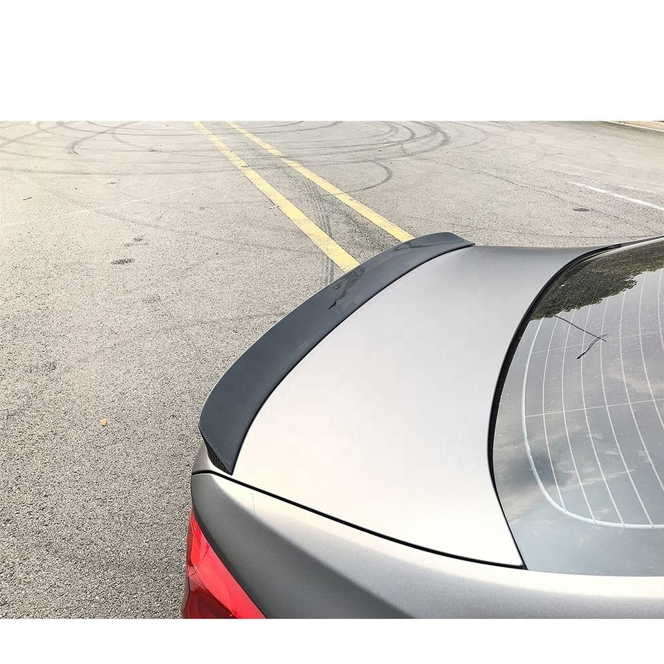 3D Style Dry Carbon Rear Spoiler For BMW M5 F90 5 Series G30 G38 2017-2020  Set Include:  Rear Spoiler Material: Dry Carbon  NOTE: Professional installation is required.