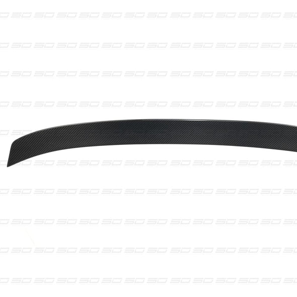 3D Style Dry Carbon Rear Spoiler For BMW M5 F90 5 Series G30 G38 2017-2020  Set Include:  Rear Spoiler Material: Dry Carbon  NOTE: Professional installation is required.