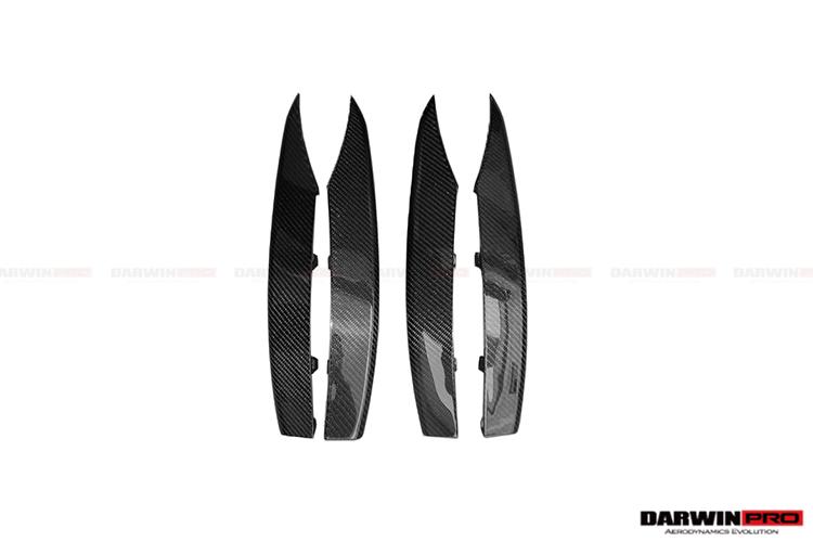 Genuine Audi R8 Coupe/Spyder 2009-2015 DarwinPro Rear Air Duct Splitter front rear spoiler diffuser aero body kit bumper side skirts carbon