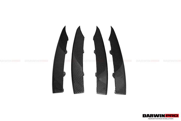 Genuine Audi R8 Coupe/Spyder 2009-2015 DarwinPro Rear Air Duct Splitter front rear spoiler diffuser aero body kit bumper side skirts carbon