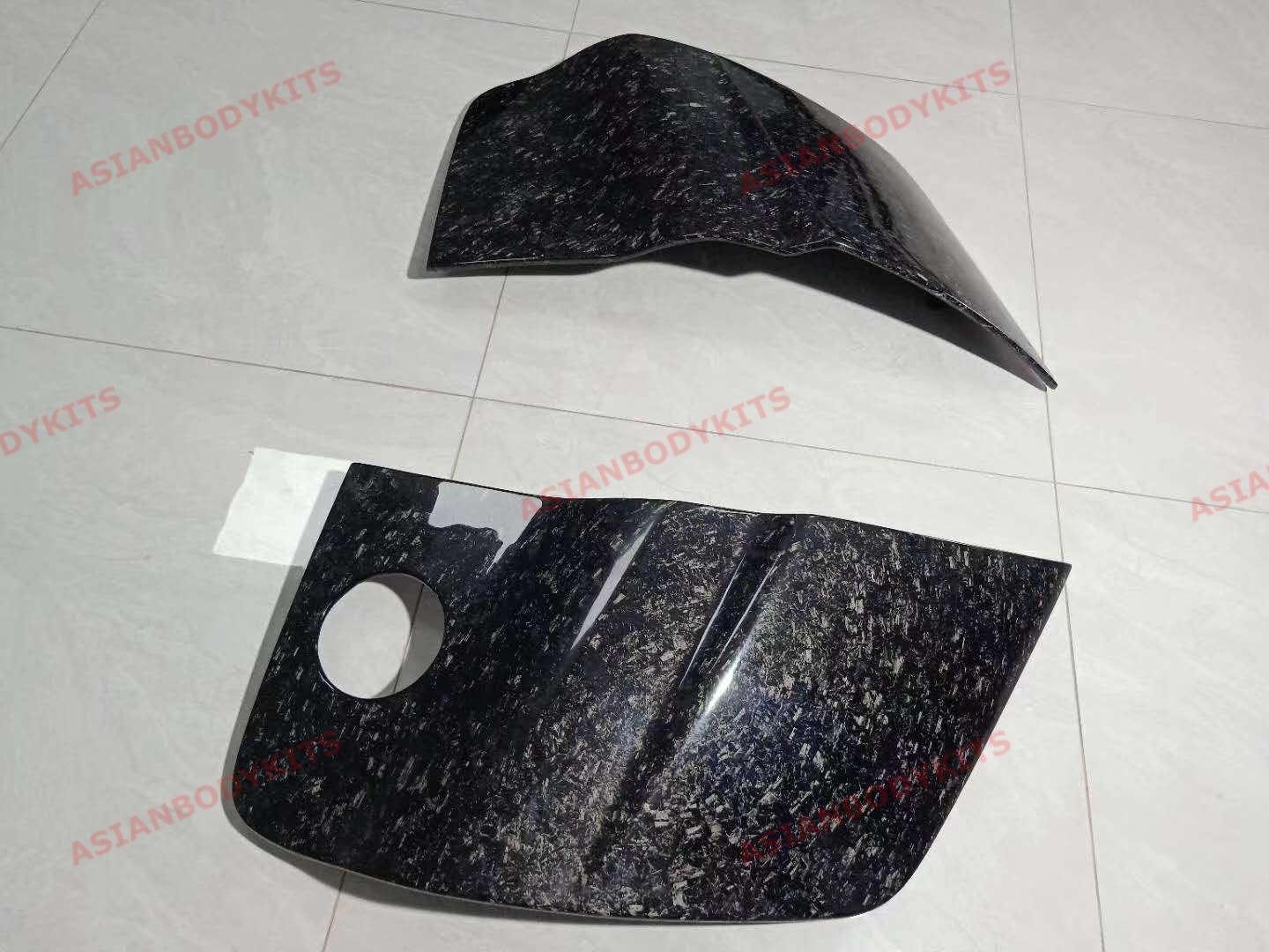 FORGED CARBON FIBER SIDE BLADES for AUDI R8 V8 V10 2008 - 2015 - Forza Performance Group